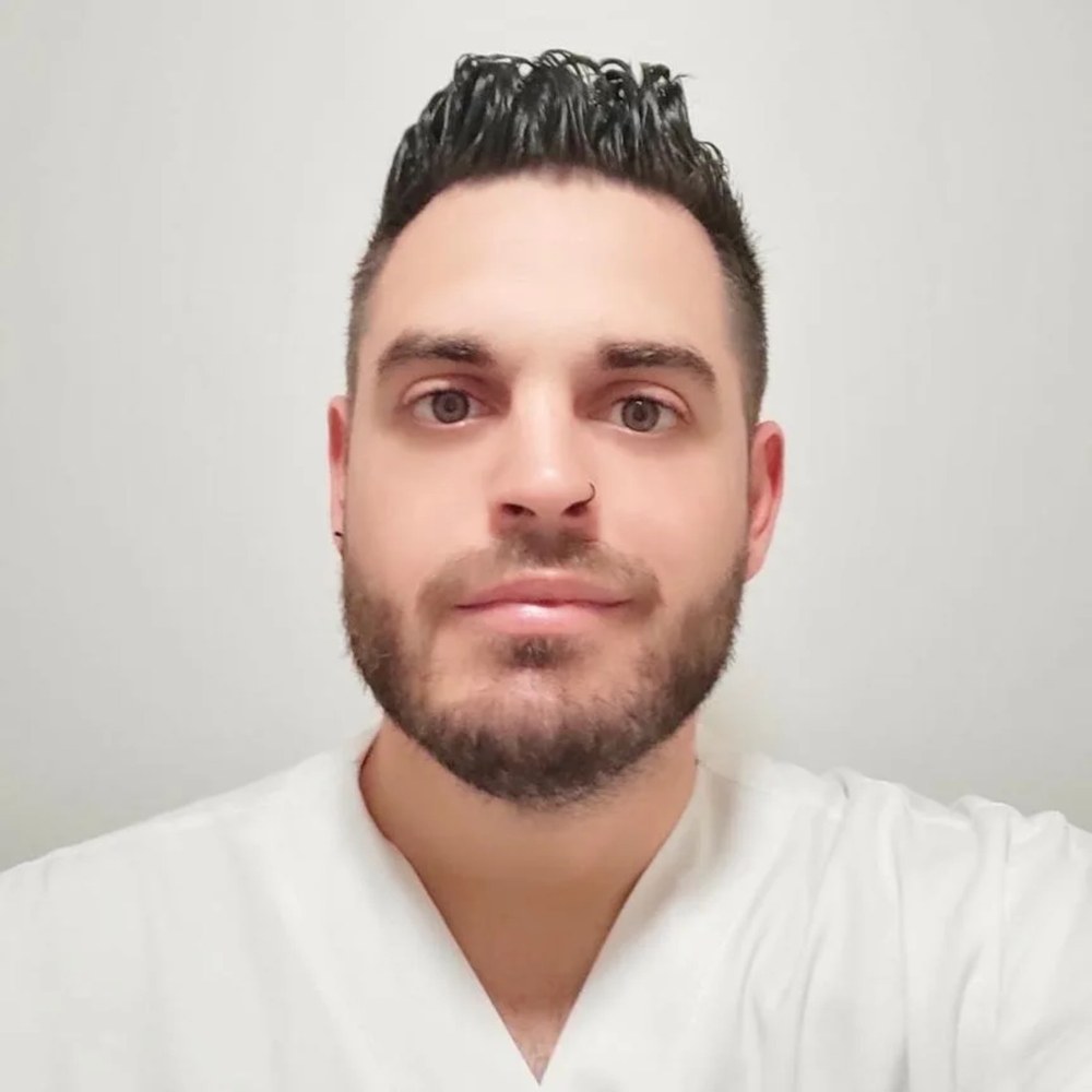 Óscar Candel, masajista de Espai Quiro Sabadell